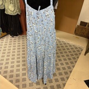 BloomChic Blue and White Floral Dress